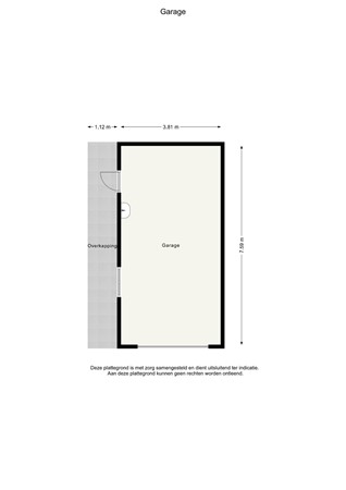 Floorplan - Rozenstraat 2, 8315 AB Luttelgeest